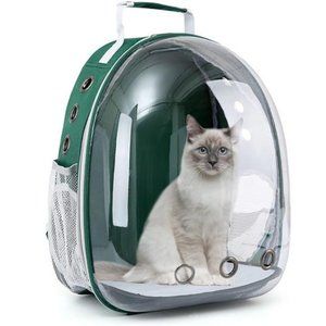 Cat Backpack Carrier,Expandable Pet Bubble Backpack Airline Approved, Pet Travel